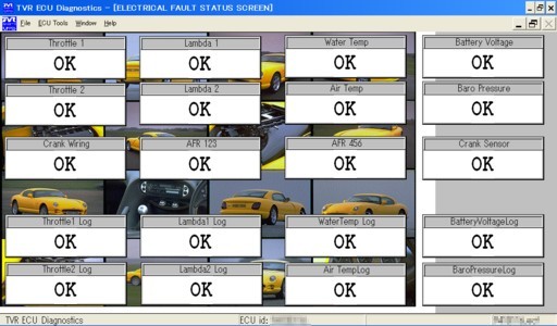 ELECTRICAL FAULT STATUS SCREEN