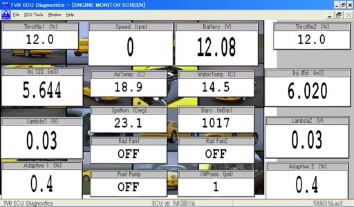 ENGINE MONITOR SCREEN